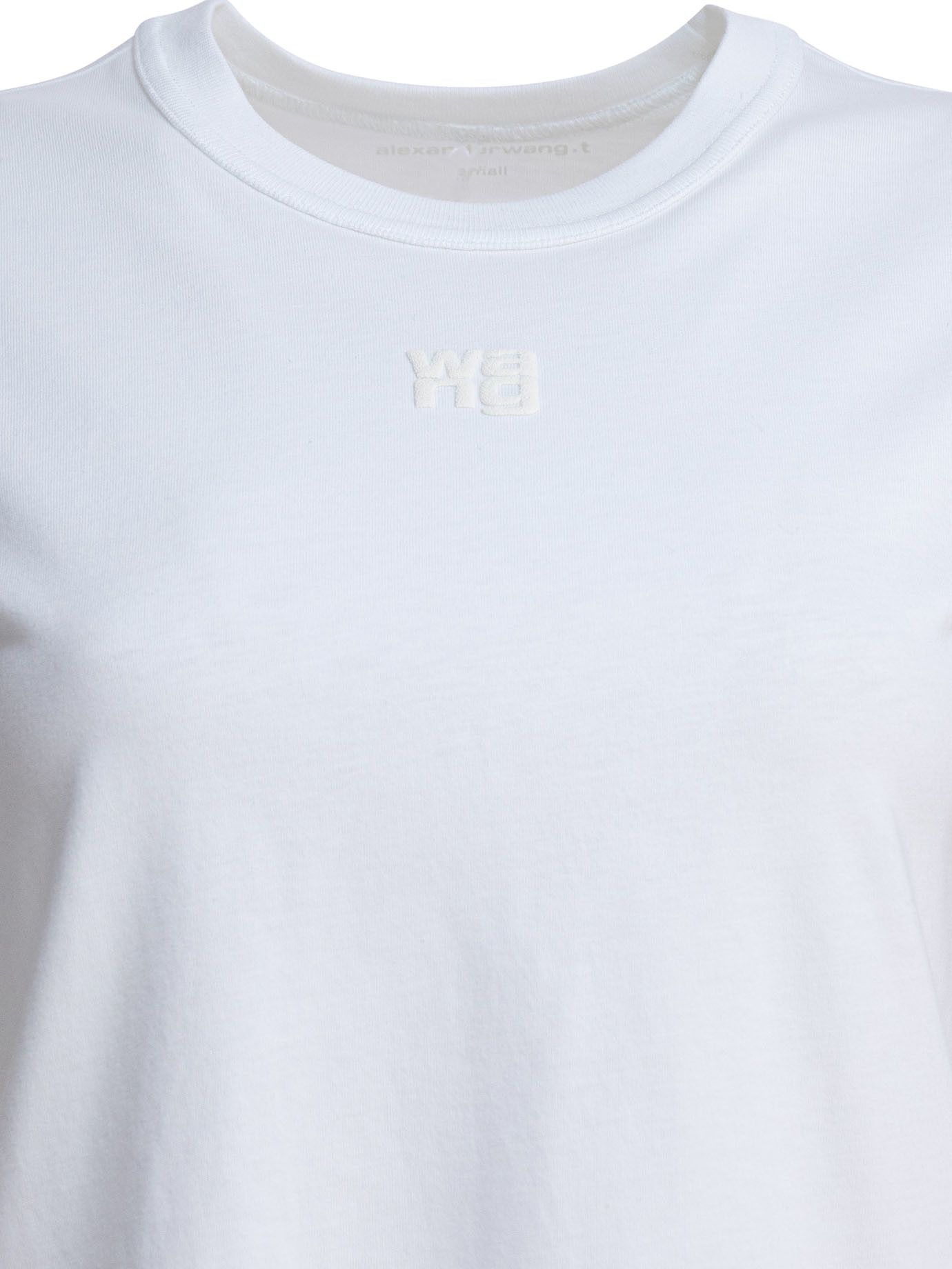Alexander Wang Essential Jsy Shrunken Tee W/Puff Logo tag size M 