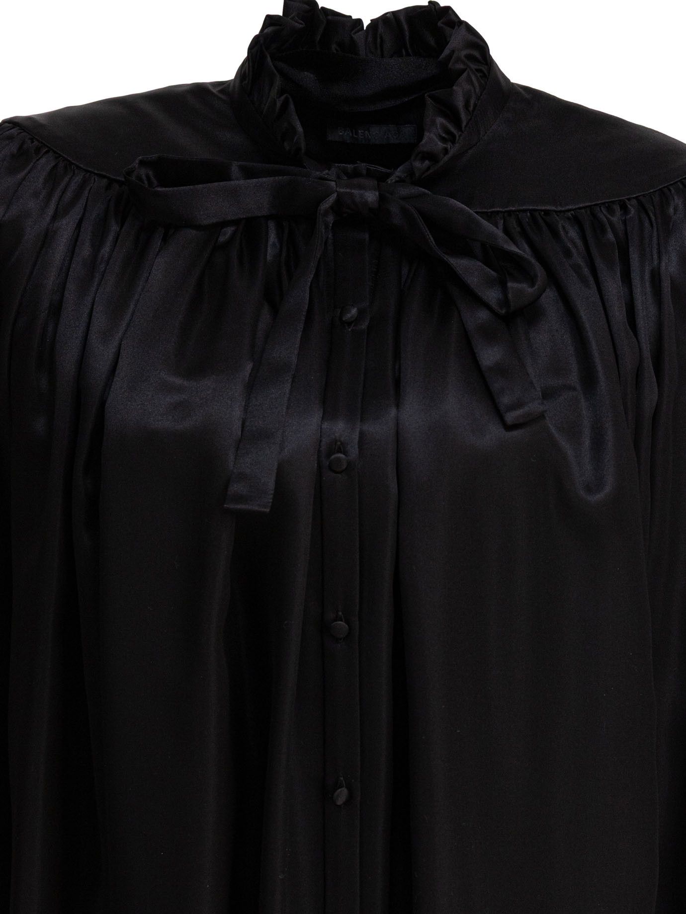 Balenciaga Balenciaga Lace-Up Blouse FR 36 Women - USA Duties Paid Size XS / US 0-2 / IT 36-38 - 3 Thumbnail