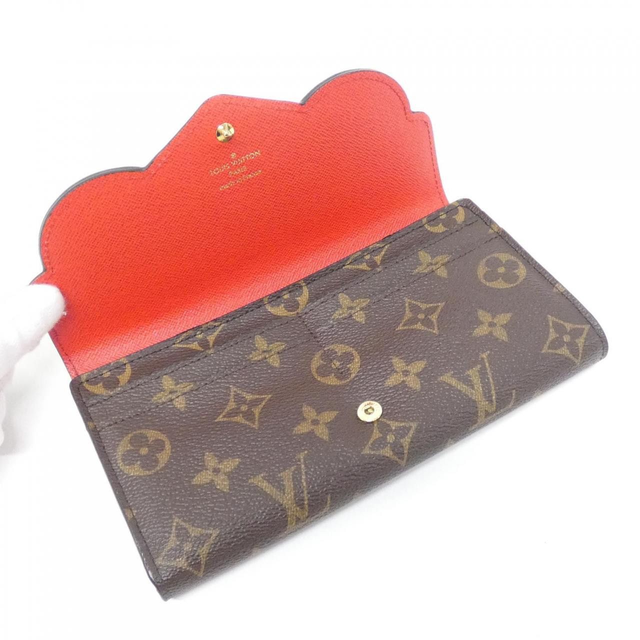 Louis Vuitton Louis Vuitton Louis Vuitton Portefeuille Sarah Monogram Long Wallet Canvas Long Wallet M64464 DUTY FREE for USA Size ONE SIZE - 7 Thumbnail