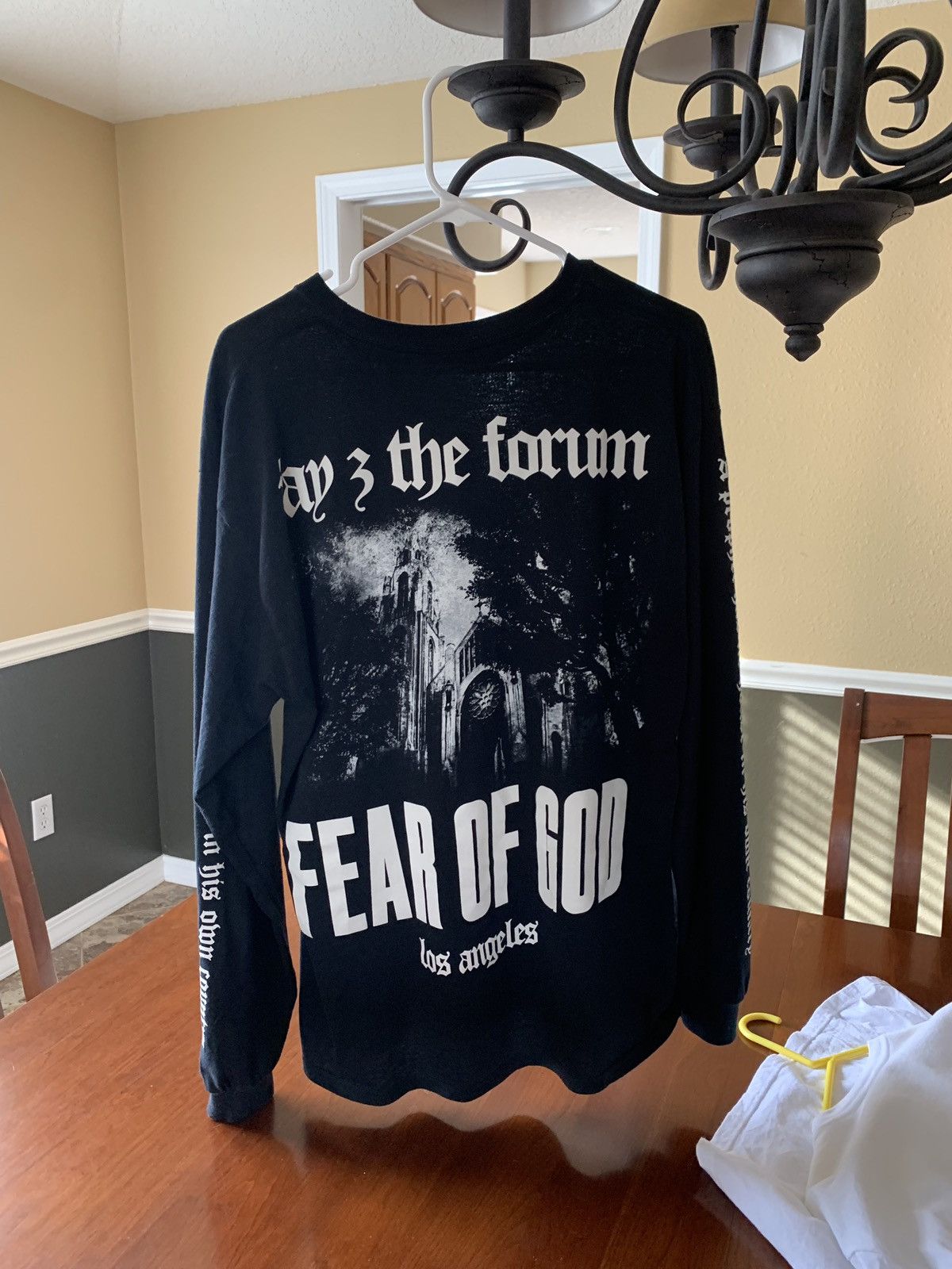 Fear of God × Jay-Z Fear of God Jay Z Long Sleeve Tour Shirt 4:44