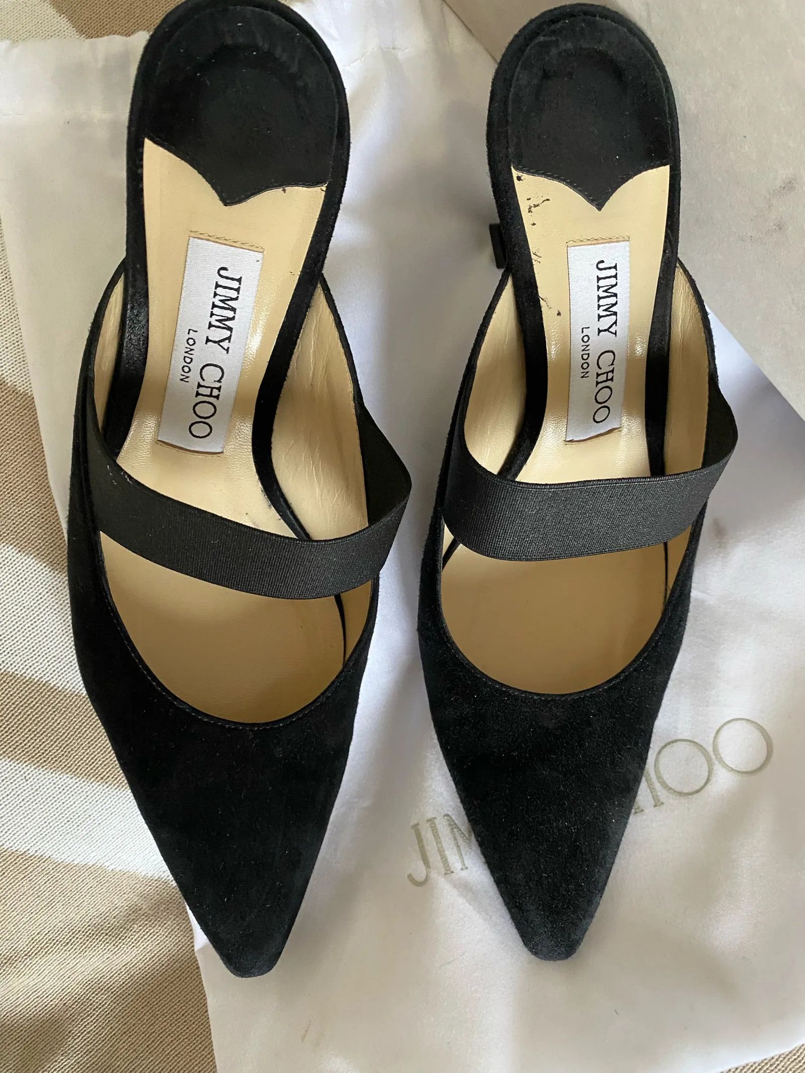 Jimmy Choo Jimmy Choo Saffi 7 cm klack Heels Size US 7.5 / IT 37.5 - 3 Thumbnail