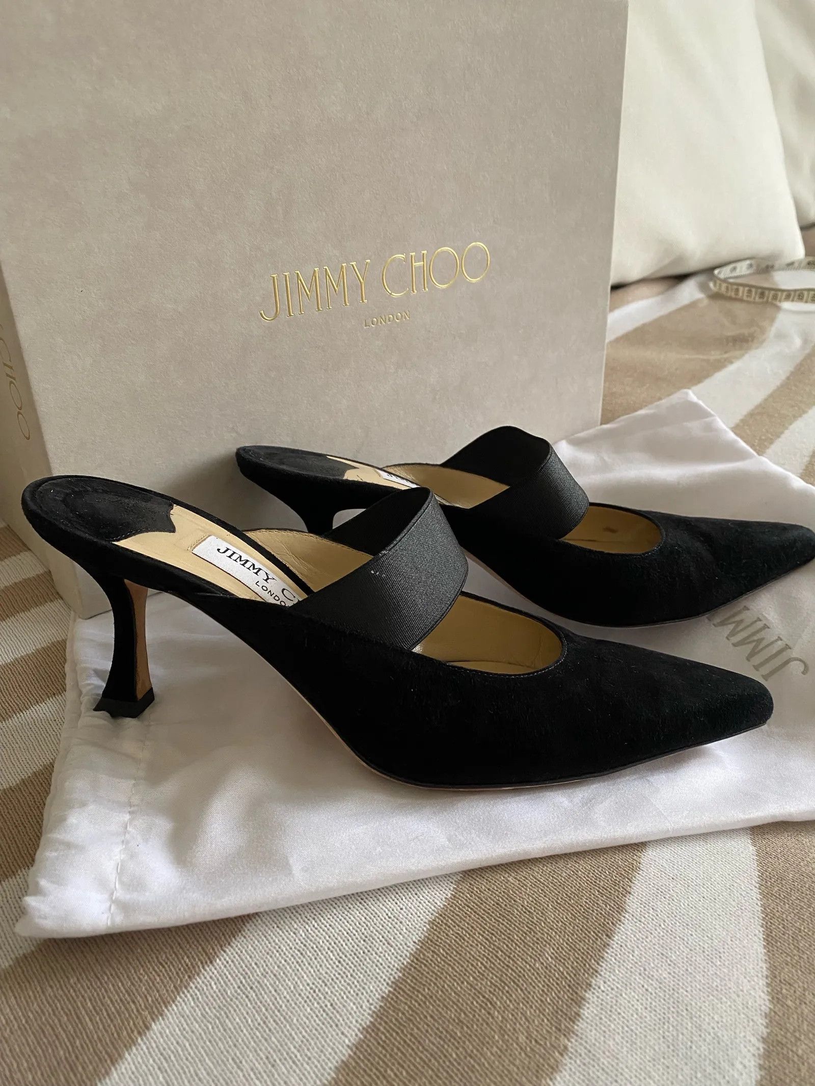 Jimmy Choo Jimmy Choo Saffi 7 cm klack Heels Size US 7.5 / IT 37.5 - 2 Thumbnail