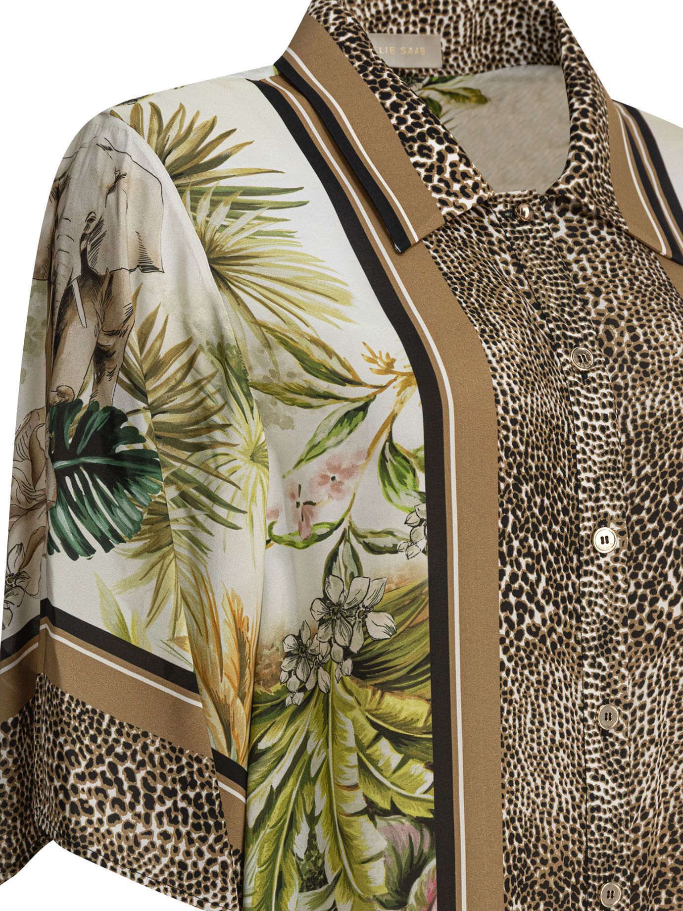 Elie Saab Elie Saab Savannah Print Shirt IT 38 Women - USA Duties Paid Size XS / US 0-2 / IT 36-38 - 4 Thumbnail