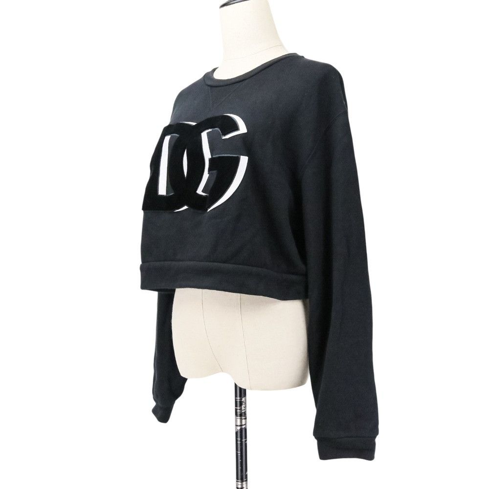 Dolce & Gabbana Dolce & Gabbana Dolce&Gabbana DG Logo Cropped Sweatshirt Cotton Sweatshirts & Hoodies DUTY FREE for USA Size ONE SIZE - 2 Thumbnail