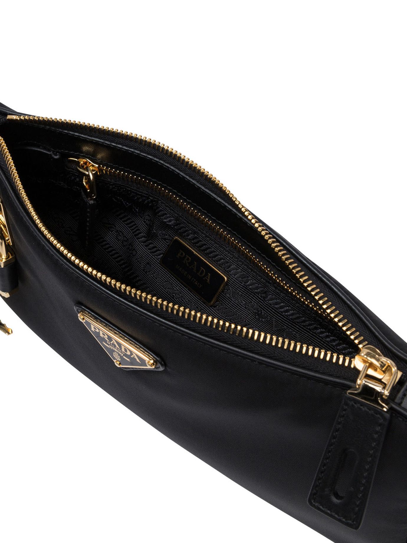 Prada Prada Re-Nylon And Leather Small Shoulder Bag tag size U Women - USA Duties Paid Size ONE SIZE - 5 Thumbnail