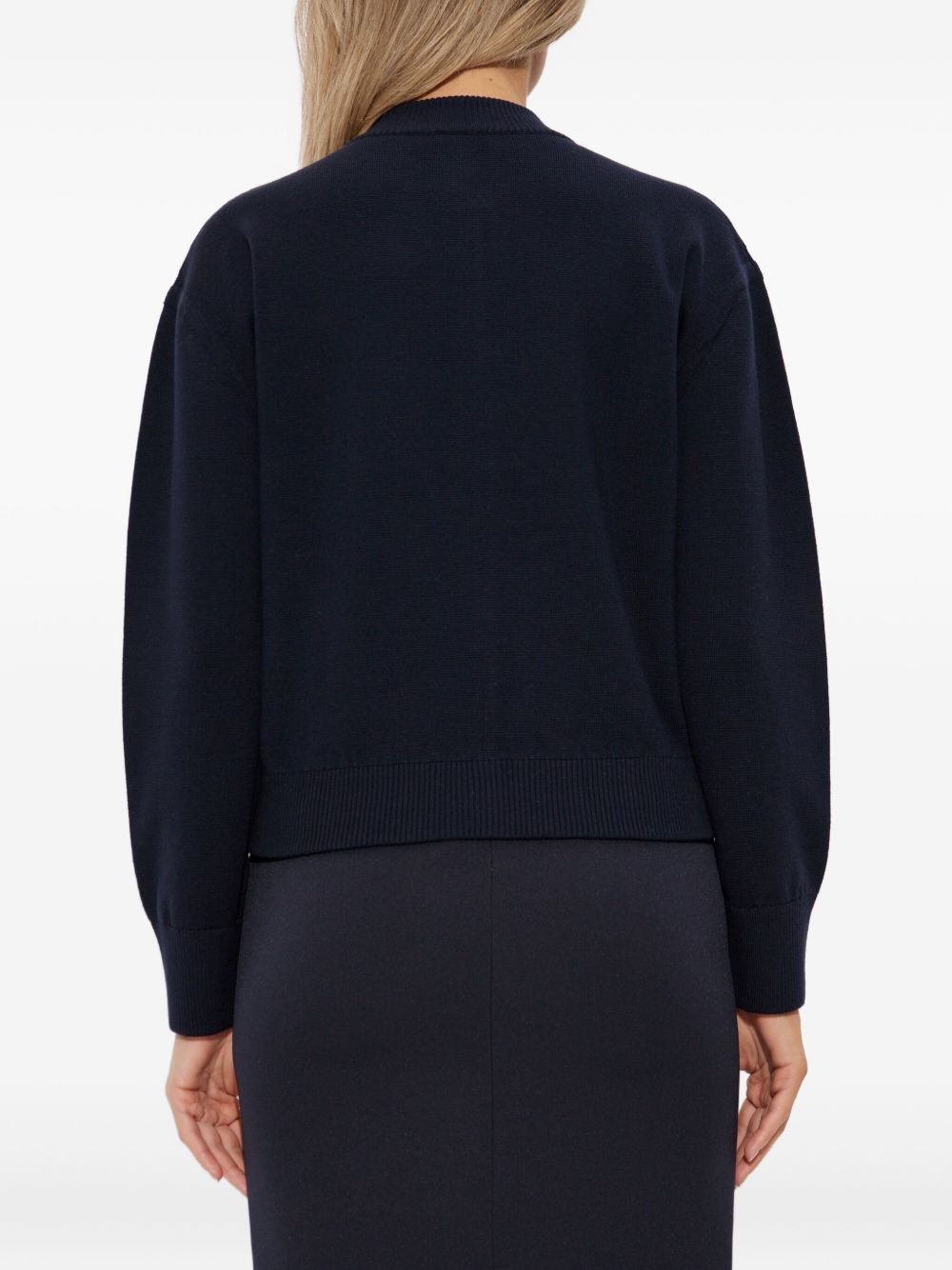 Max Mara WOOL CARDIGAN Size L / US 10 / IT 46 - 3 Thumbnail