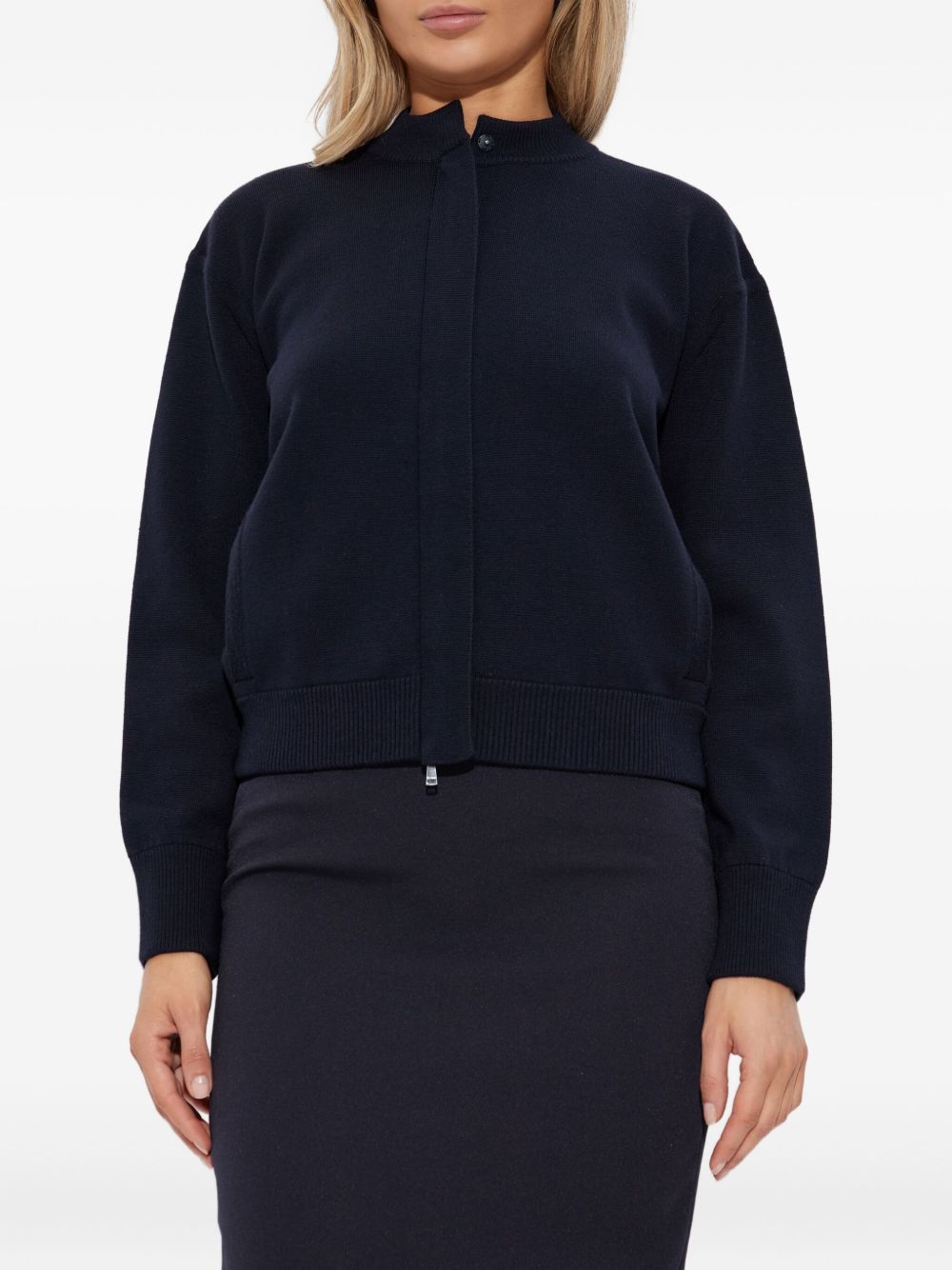 Max Mara WOOL CARDIGAN Size L / US 10 / IT 46 - 5 Thumbnail