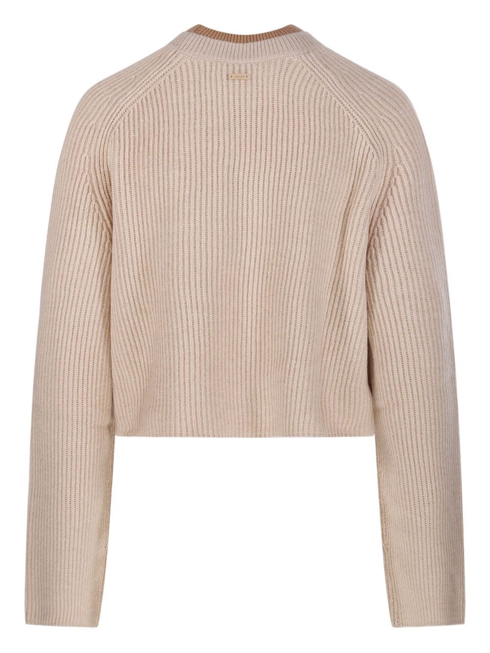 Max Mara CREW NECK SWEATER IN CASHMERE WOOL Size M / US 6-8 / IT 42-44 - 4 Thumbnail