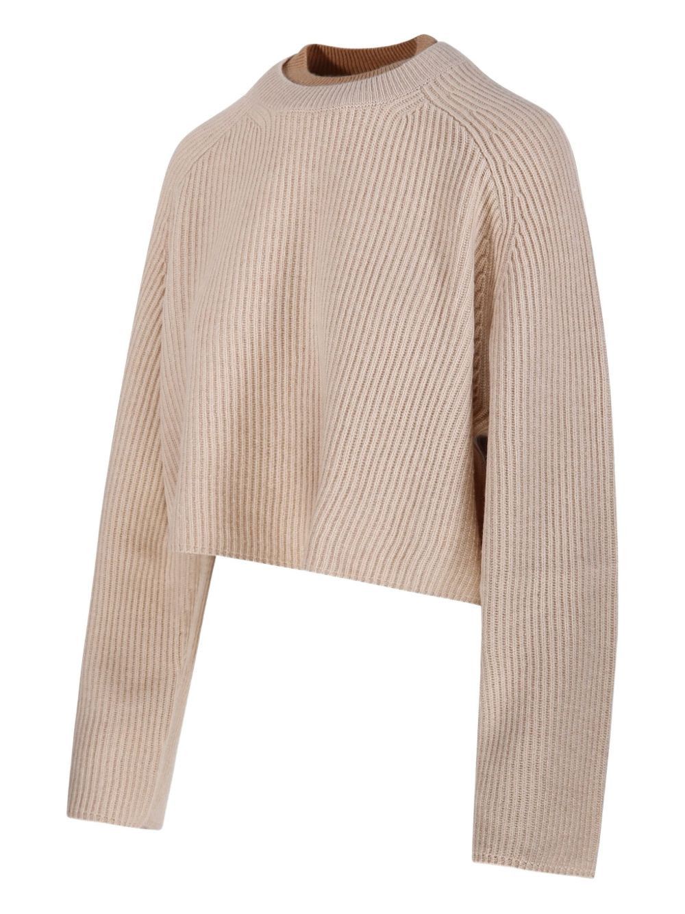Max Mara CREW NECK SWEATER IN CASHMERE WOOL Size M / US 6-8 / IT 42-44 - 3 Thumbnail