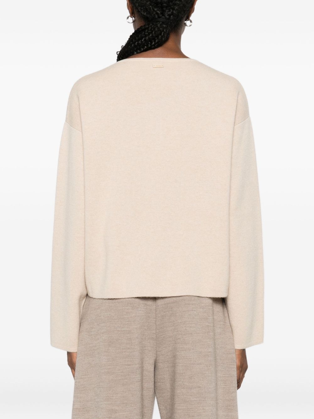 Max Mara V-NECK SWEATER IN CASHMERE WOOL Size XS / US 0-2 / IT 36-38 - 2 Thumbnail