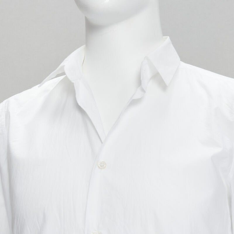 Raf Simons RAF SIMONS white extended layered hem deconstructed shirt EU44 S Size US M / EU 48-50 / 2 - 7 Thumbnail