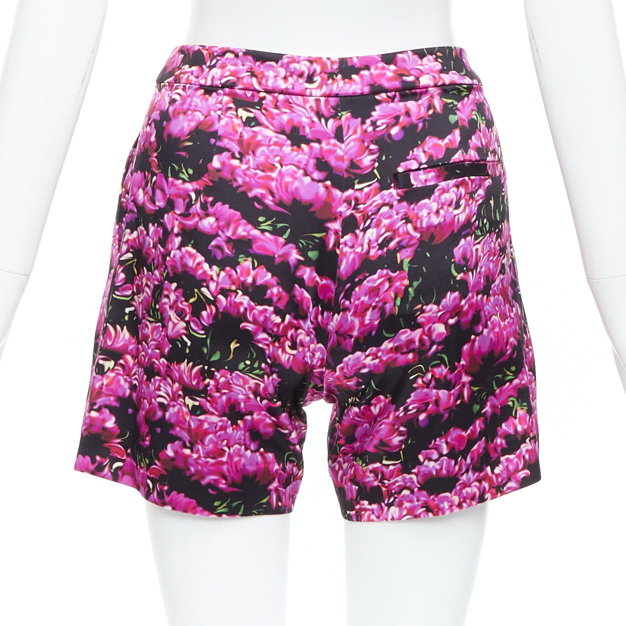 Mary Katrantzou MARY KATRANTZOU 100% silk photographic floral print high waisted shorts UK6 XS Size 26" / US 2 / IT 38 - 5 Thumbnail