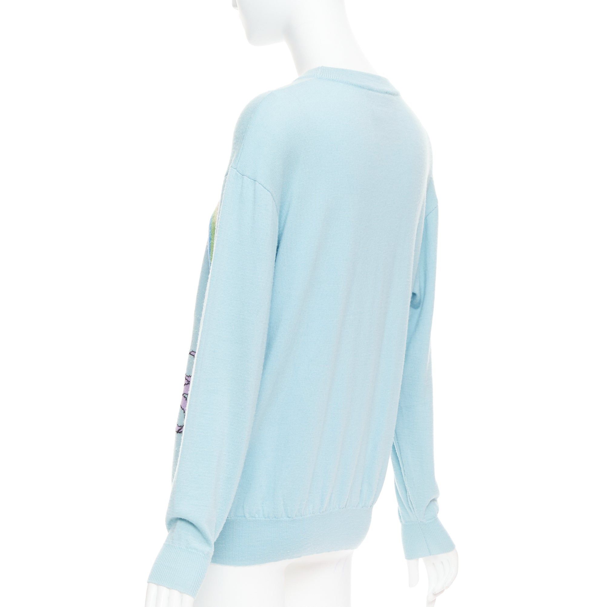 Moschino MOSCHINO Jeremy Scott My Little Pony blue logo rainbow sweater S Size S / US 4 / IT 40 - 6 Thumbnail