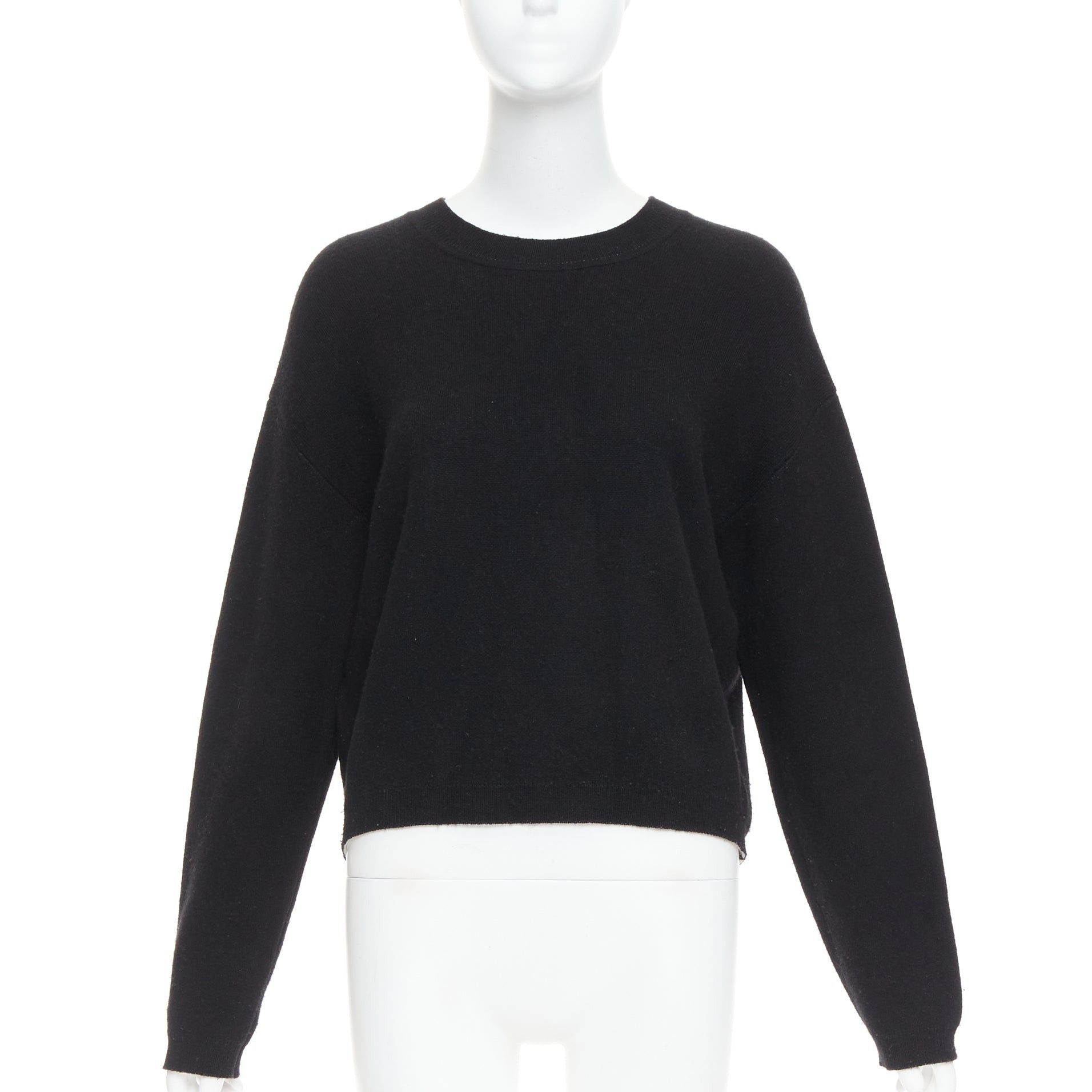 Dior CHRISTIAN DIOR JADIOR 8 black cashmere blend pullover sweater FR36 S Size S / US 4 / IT 40 - 2 Thumbnail