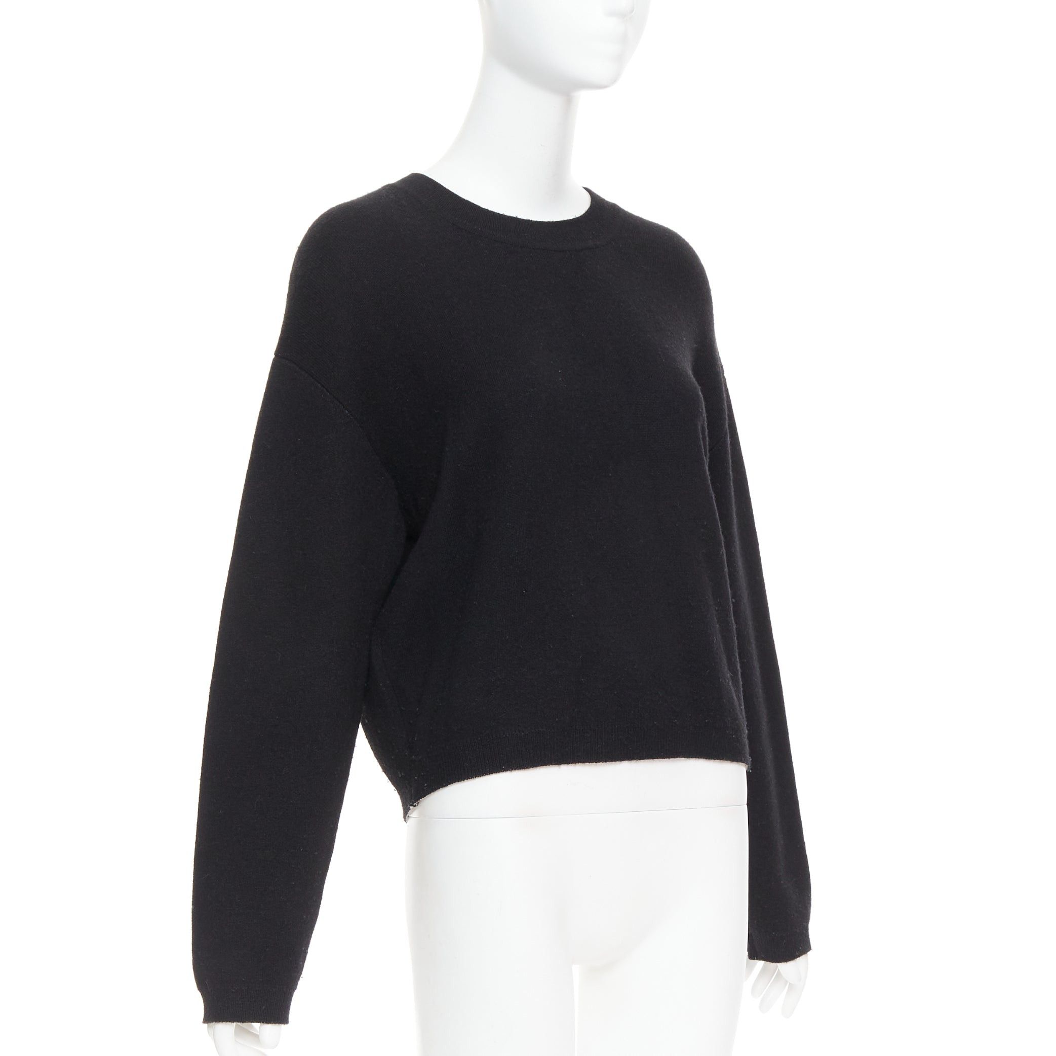 Dior CHRISTIAN DIOR JADIOR 8 black cashmere blend pullover sweater FR36 S Size S / US 4 / IT 40 - 3 Thumbnail