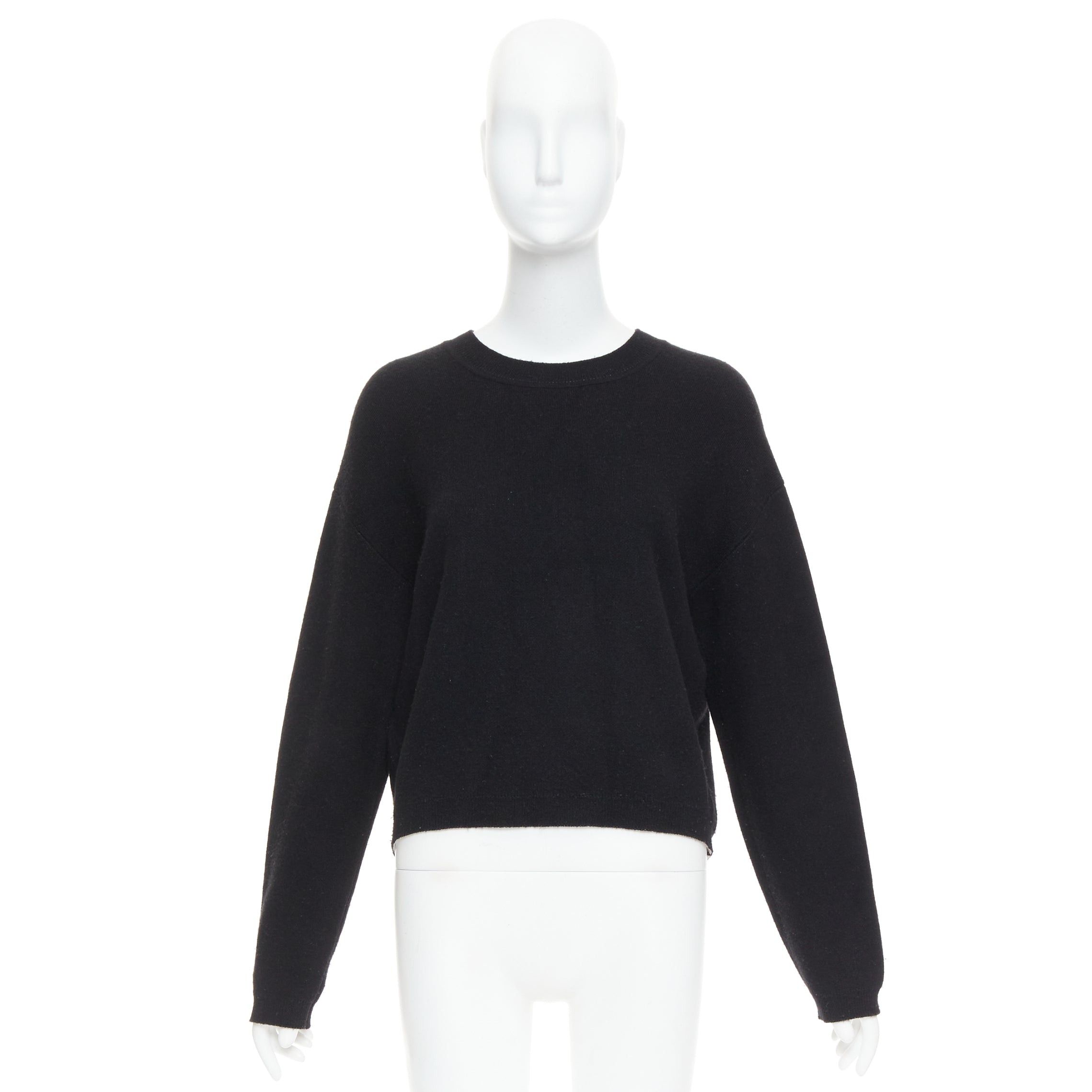 Dior CHRISTIAN DIOR JADIOR 8 black cashmere blend pullover sweater FR36 S Size S / US 4 / IT 40 - 9 Thumbnail