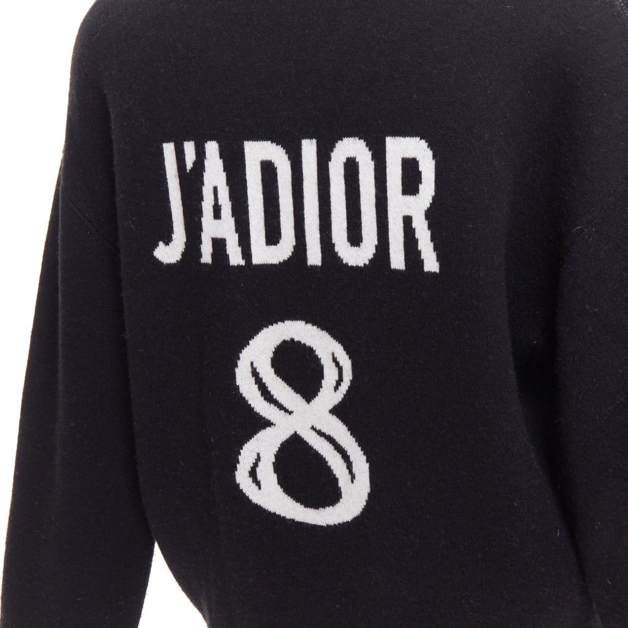 Dior CHRISTIAN DIOR JADIOR 8 black cashmere blend pullover sweater FR36 S Size S / US 4 / IT 40 - 6 Thumbnail