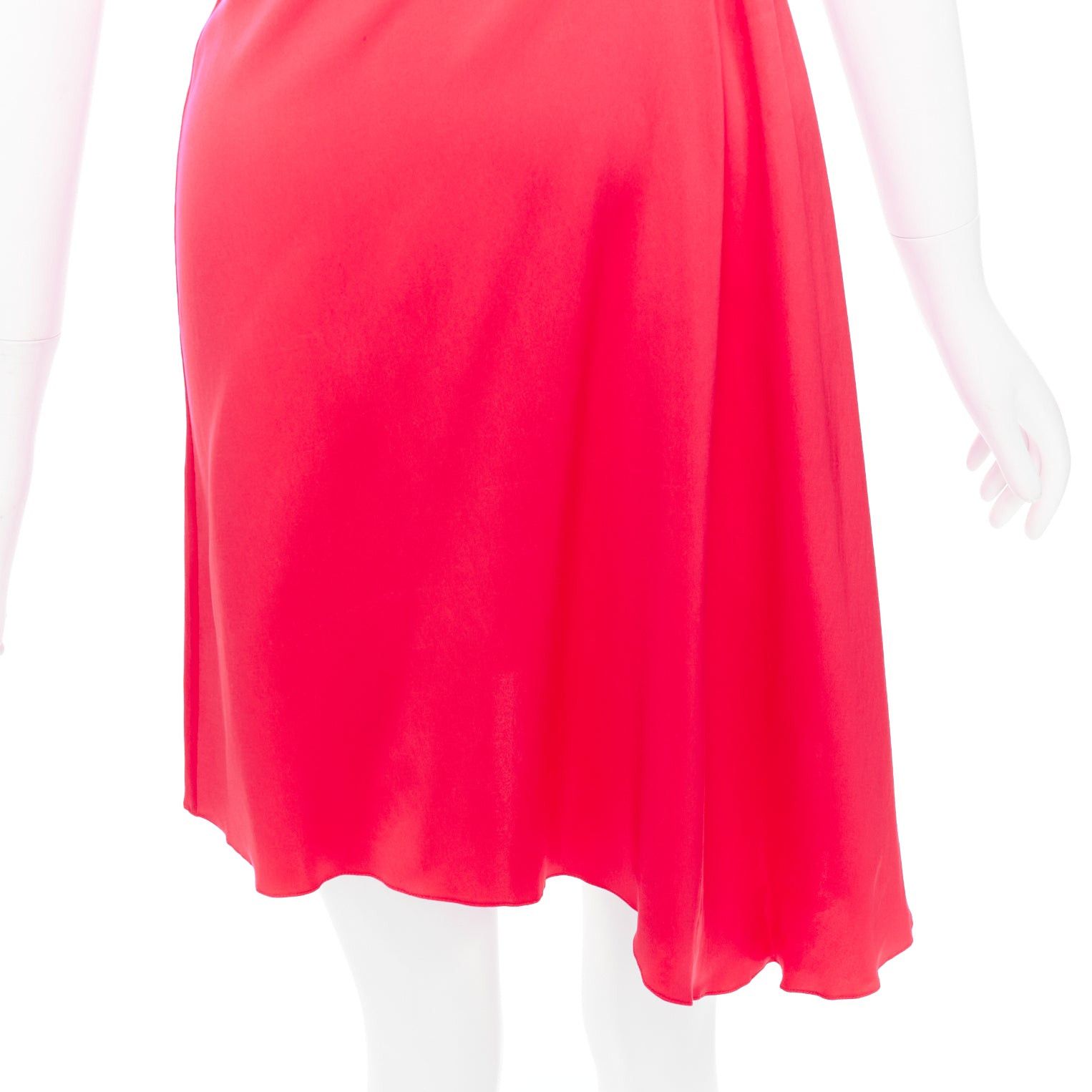 Other VIONNET pink red silk blend bias cut draped asymmetric cut out dress IT38 XS Size M / US 6-8 / IT 42-44 - 7 Thumbnail