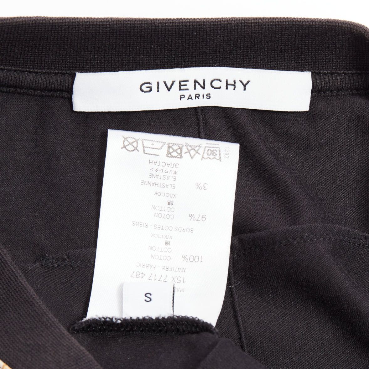 Givenchy GIVENCHY black cotton babys breath floral print crew tshirt S Size M / US 6-8 / IT 42-44 - 8 Thumbnail