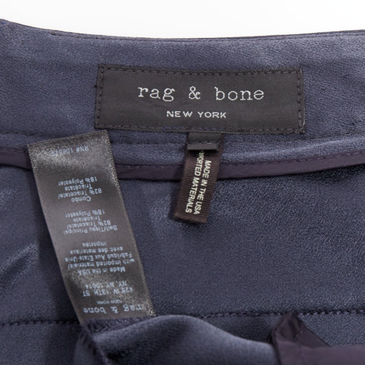 Rag & Bone RAG & BONE dark grey inverted pleated cropped wide pants US0 XS Size 26" / US 2 / IT 38 - 8 Thumbnail