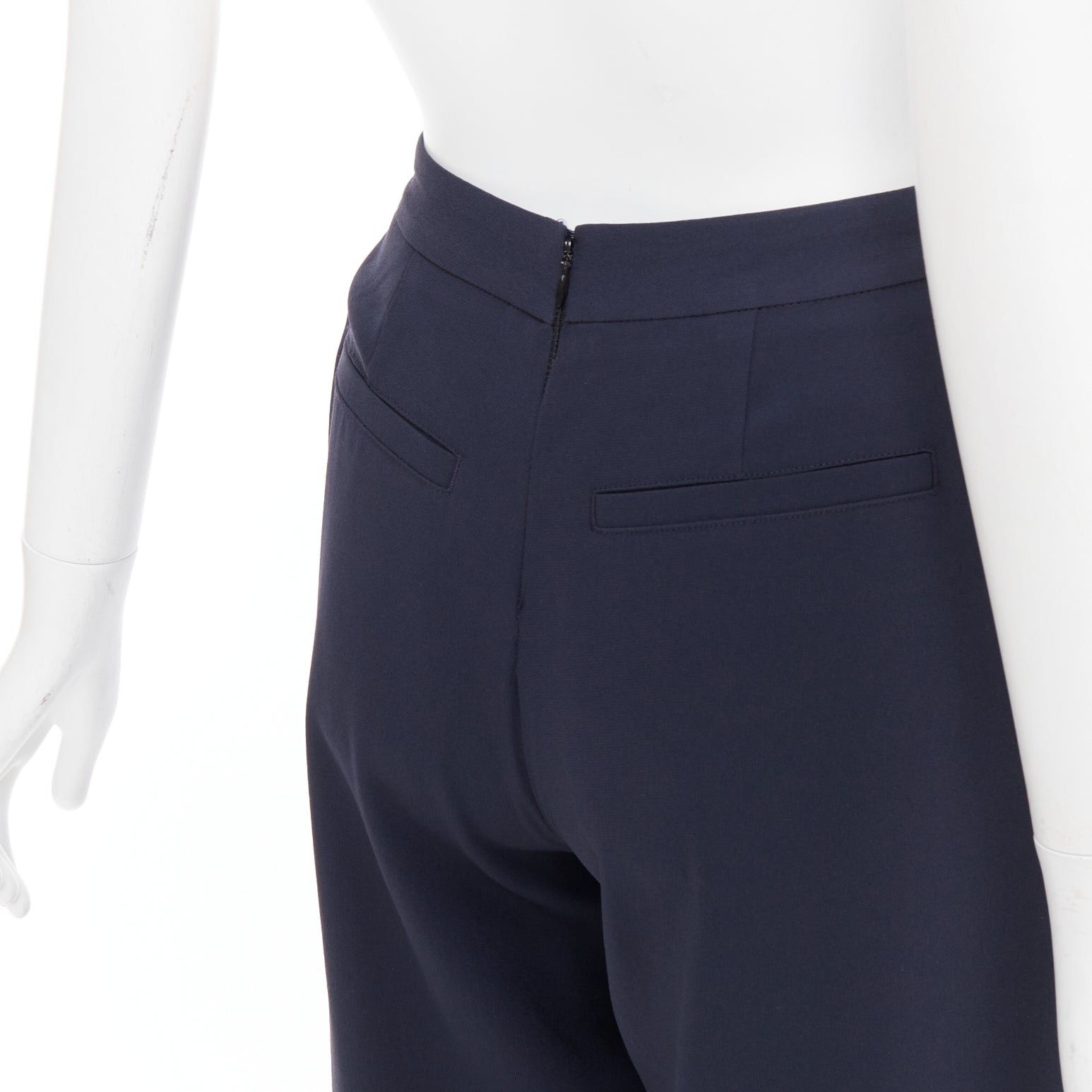 Rag & Bone RAG & BONE dark grey inverted pleated cropped wide pants US0 XS Size 26" / US 2 / IT 38 - 7 Thumbnail