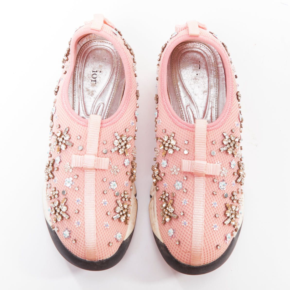 Dior CHRISTIAN DIOR Raf Simons 2019 Fushion pink embellished dad sneakers EU35.5 Size US 5.5 / IT 35.5 - 3 Thumbnail