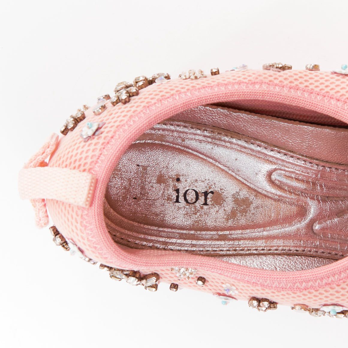Dior CHRISTIAN DIOR Raf Simons 2019 Fushion pink embellished dad sneakers EU35.5 Size US 5.5 / IT 35.5 - 9 Thumbnail