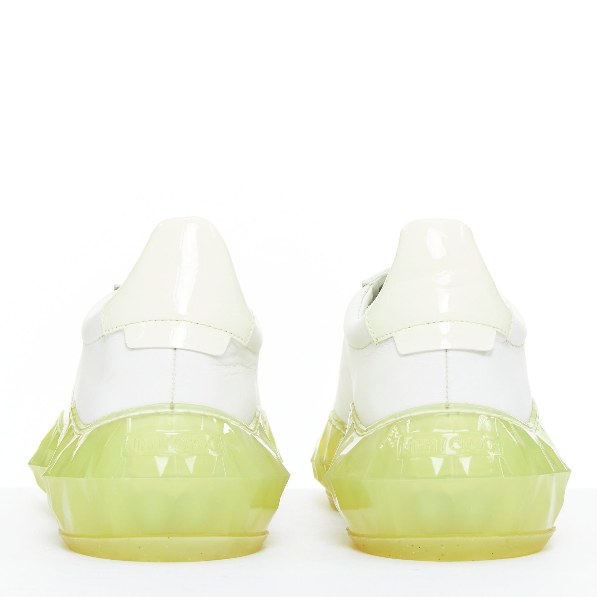 Jimmy Choo JIMMY CHOO Diamond white mint green jelly sole dad sneakers EU35.5 Size US 5.5 / IT 35.5 - 5 Thumbnail