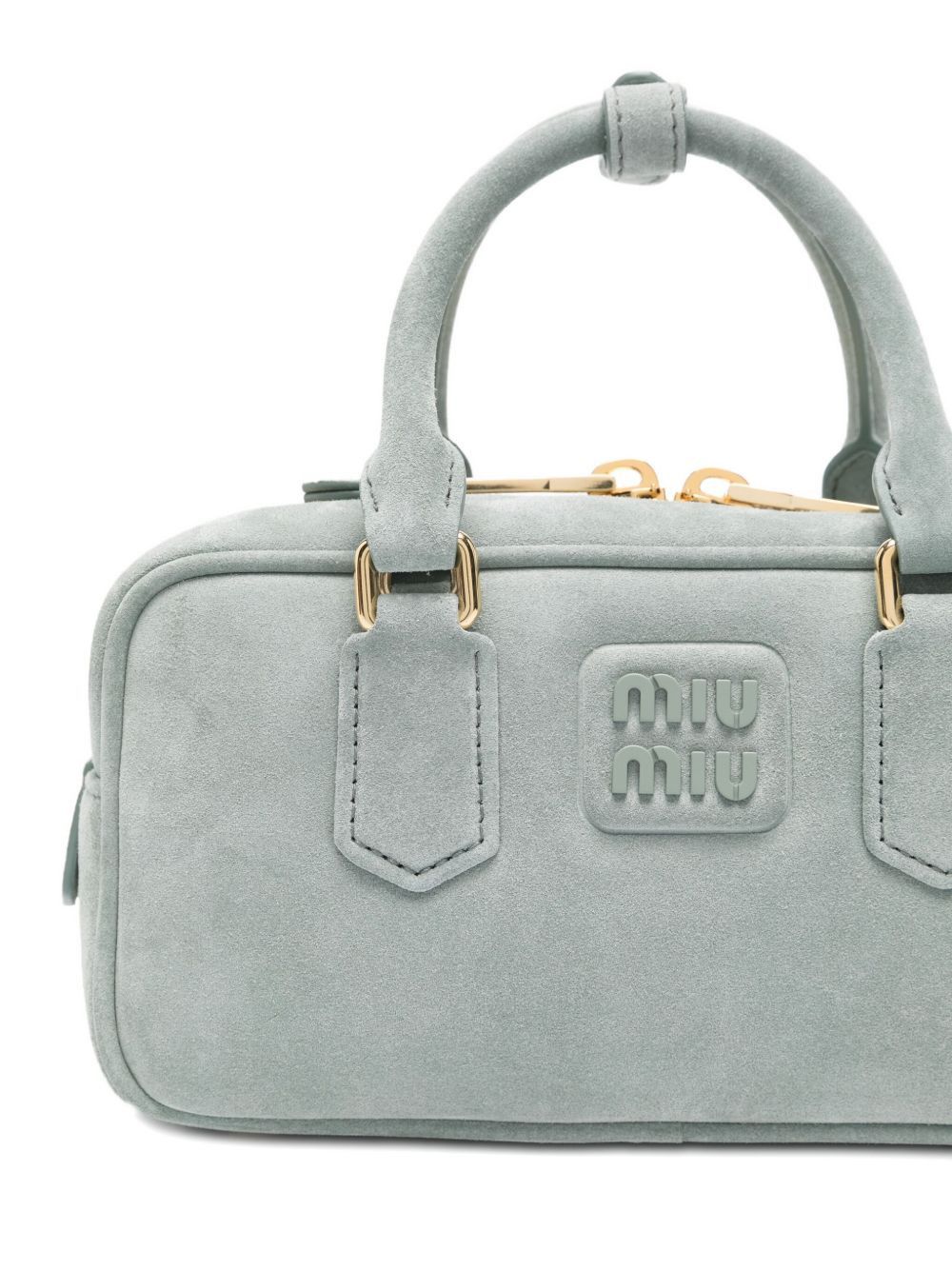 Miu Miu ARCADIE SUEDE LEATHER HANDBAG Size ONE SIZE - 4 Thumbnail