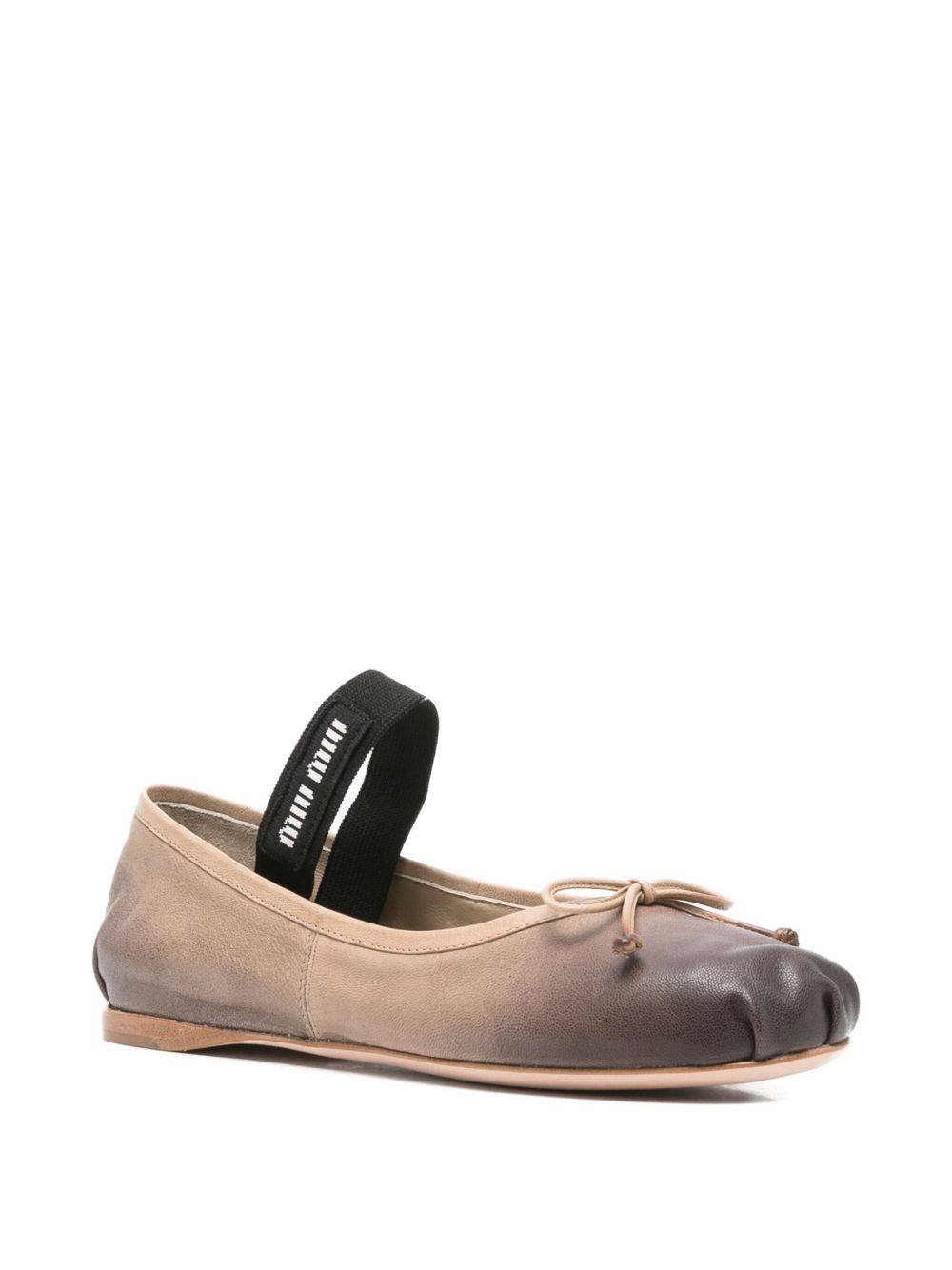 Miu Miu LEATHER BALLETS Size US 10 / IT 40 - 3 Thumbnail