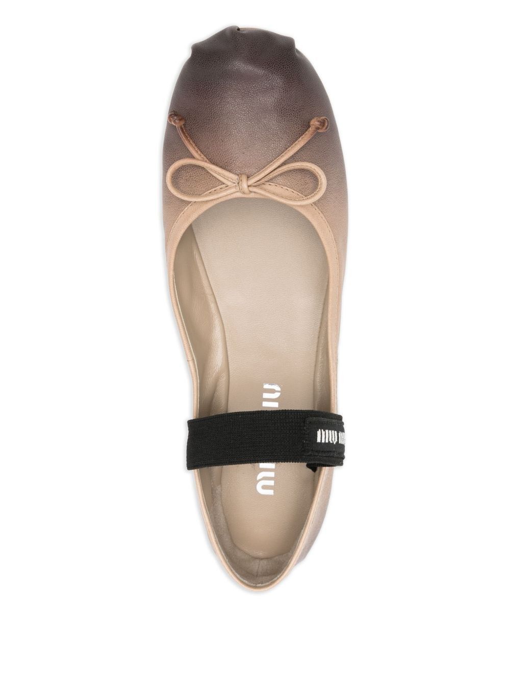 Miu Miu LEATHER BALLETS Size US 10 / IT 40 - 4 Thumbnail