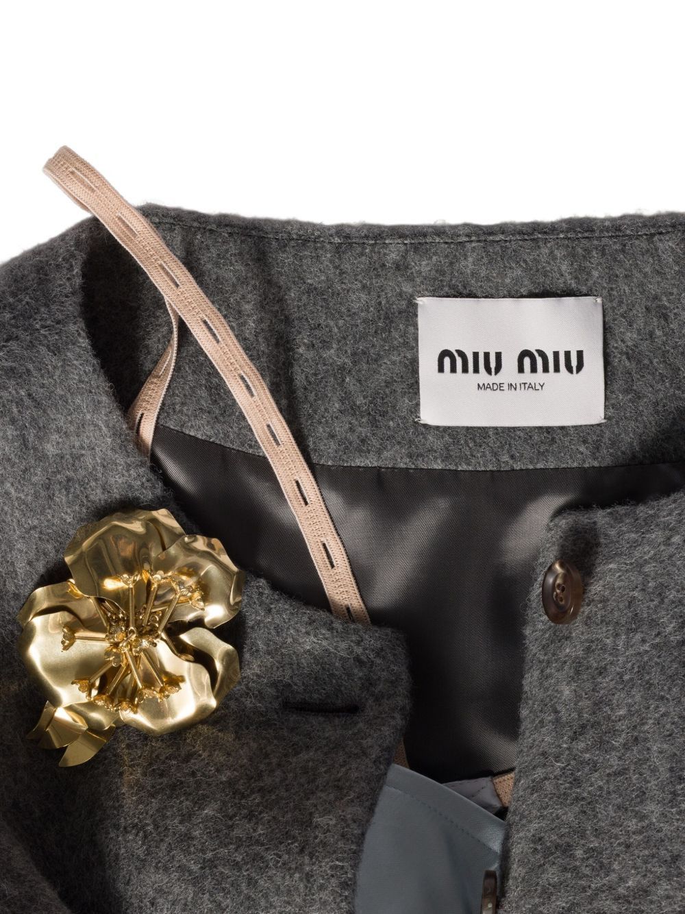 Miu Miu CRYSTAL EMBELLISHED BROCHE Size ONE SIZE - 3 Thumbnail