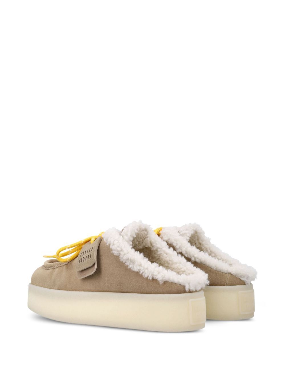 Miu Miu SUEDE LEATHER SLIPPERS Size US 11 / IT 41 - 2 Thumbnail