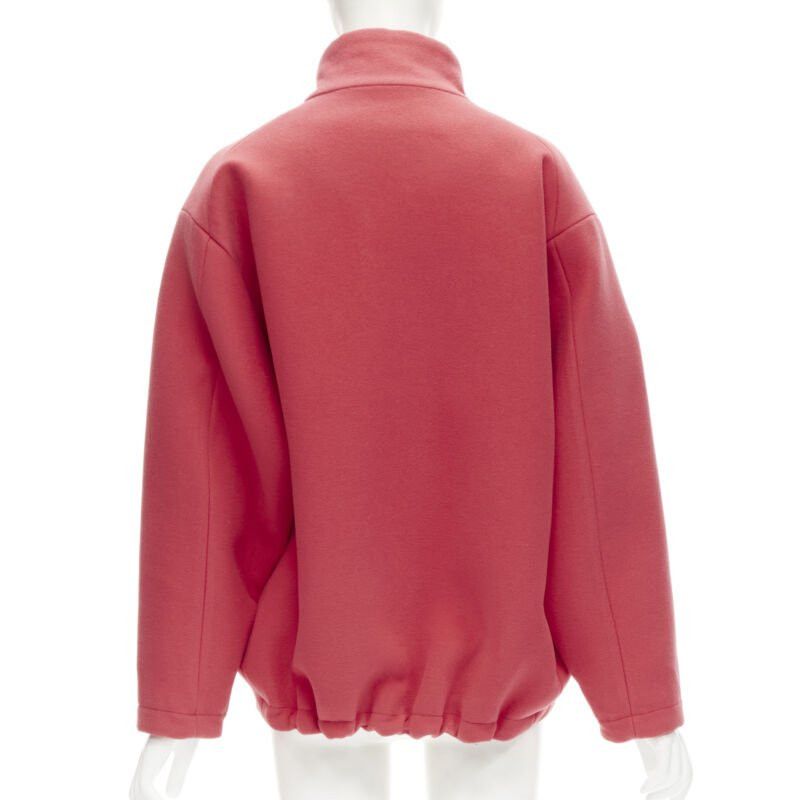 Balenciaga rare BALENCIAGA 2012 Nicolas Ghesquiere red wool cocoon bomber jacket FR34 XS Size XS / US 0-2 / IT 36-38 - 6 Thumbnail