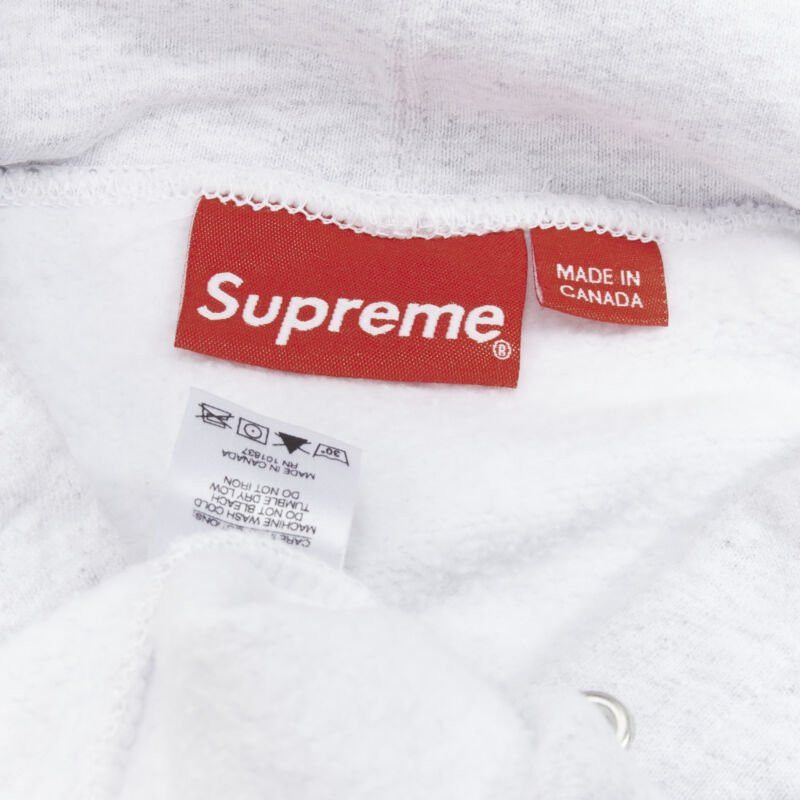 Supreme SUPREME Mike Kelley Franklin Signing Treaty of Alliance grey fleece hoodie L Size L / US 10 / IT 46 - 10 Thumbnail