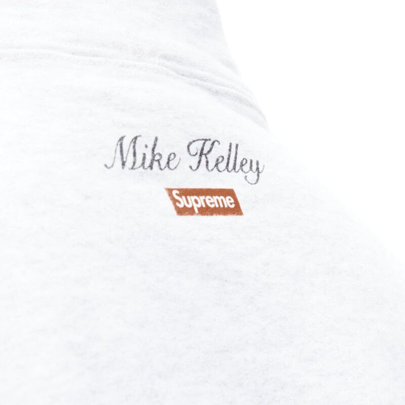 Supreme SUPREME Mike Kelley Franklin Signing Treaty of Alliance grey fleece hoodie L Size L / US 10 / IT 46 - 2 Thumbnail