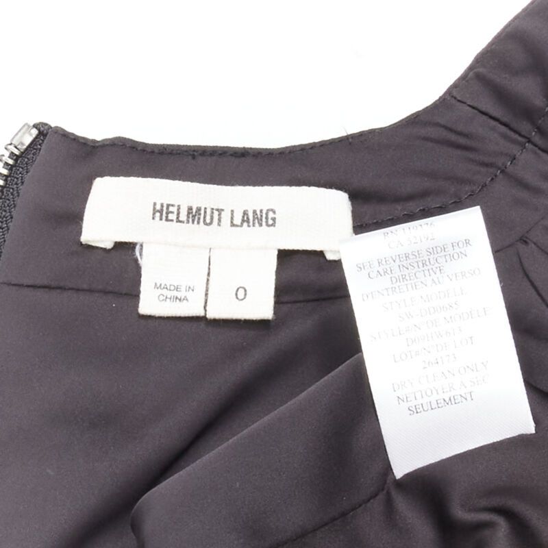 Helmut Lang HELMUT LANG black white abstract print paneled dress US0 XS Size XS / US 0-2 / IT 36-38 - 9 Thumbnail