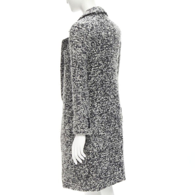 Dior DIOR HOMME AW 2009 Hedi Slimane grey wool boucle coat XXS JP38 Size US XXS / EU 40 - 7 Thumbnail