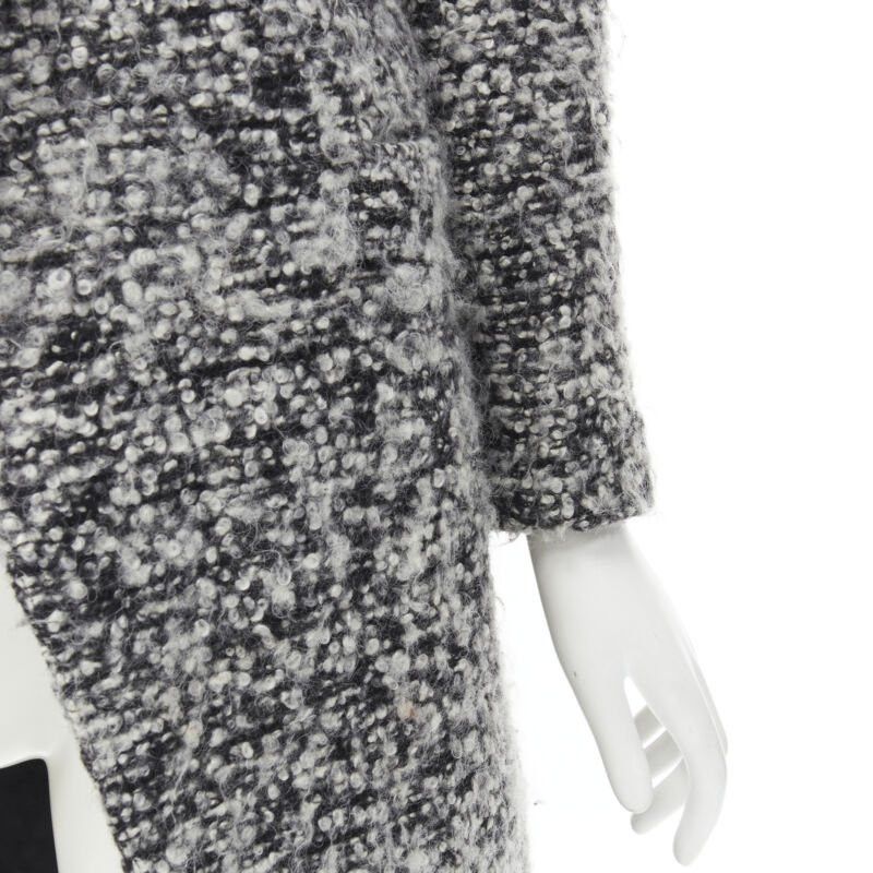 Dior DIOR HOMME AW 2009 Hedi Slimane grey wool boucle coat XXS JP38 Size US XXS / EU 40 - 8 Thumbnail