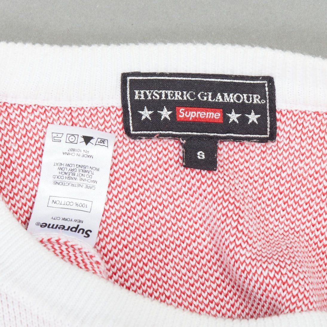 Supreme SUPREME Hysteric Glamour white red F YOU slogan pullover sweater S Size M / US 6-8 / IT 42-44 - 8 Thumbnail