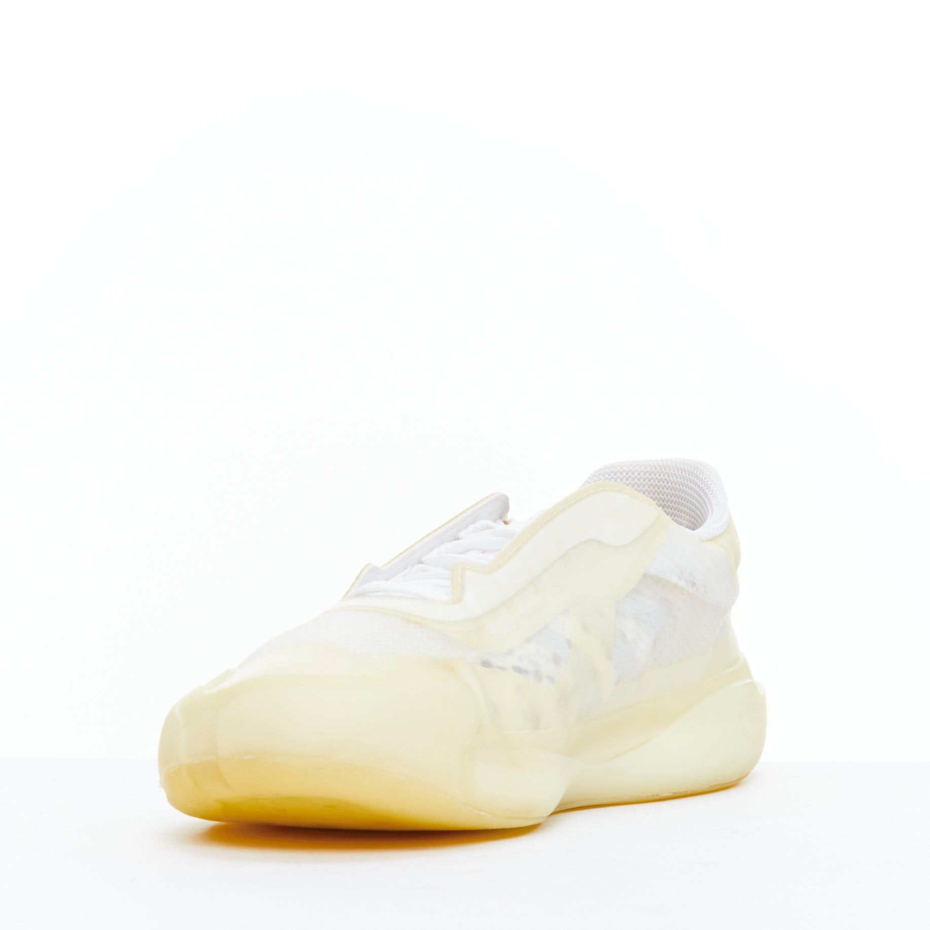 Prada PRADA ADIDAS Luna Rossa 21 white clear rubber mesh sneakers US6.5 EU36.5 Size US 6.5 / IT 36.5 - 5 Thumbnail