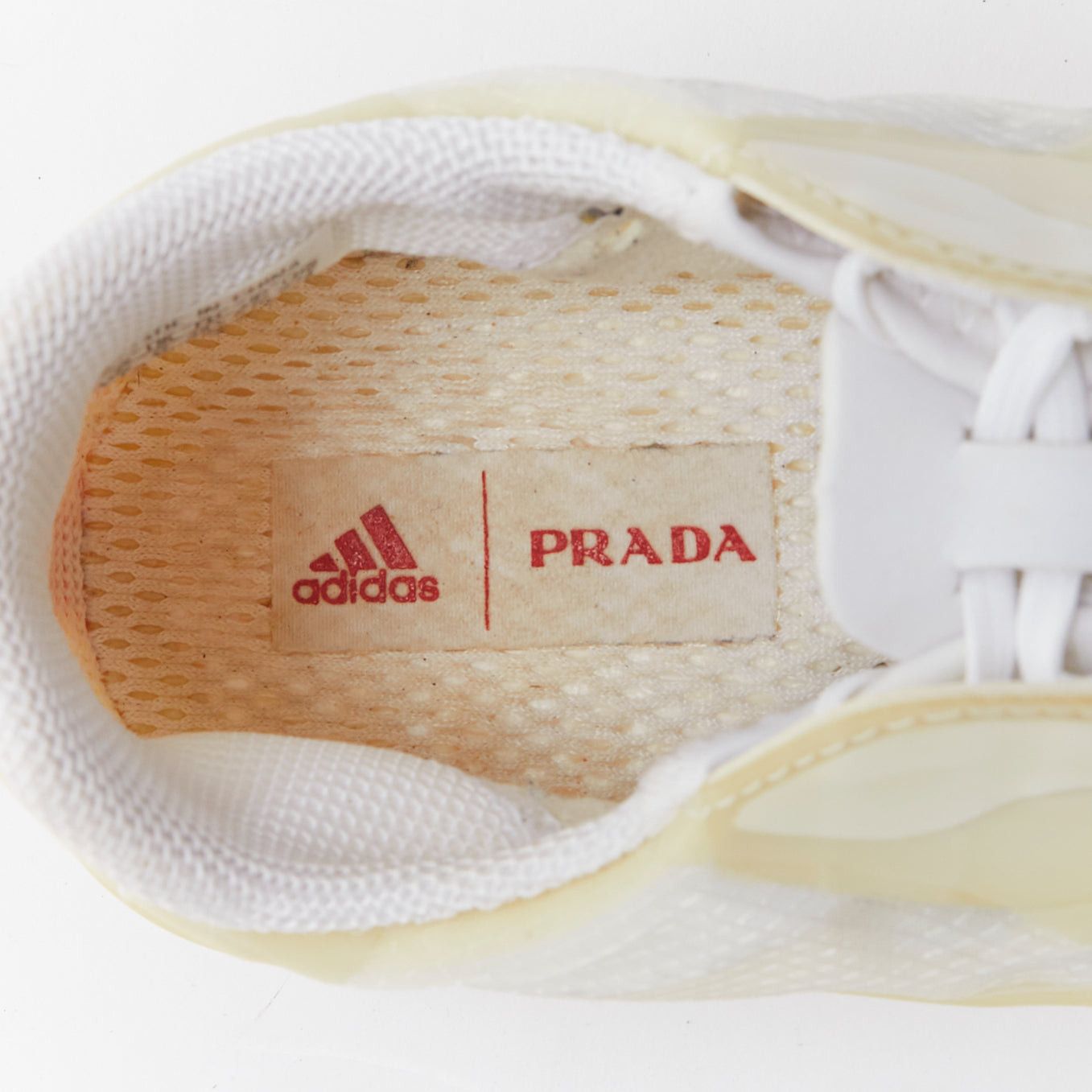 Prada PRADA ADIDAS Luna Rossa 21 white clear rubber mesh sneakers US6.5 EU36.5 Size US 6.5 / IT 36.5 - 8 Thumbnail