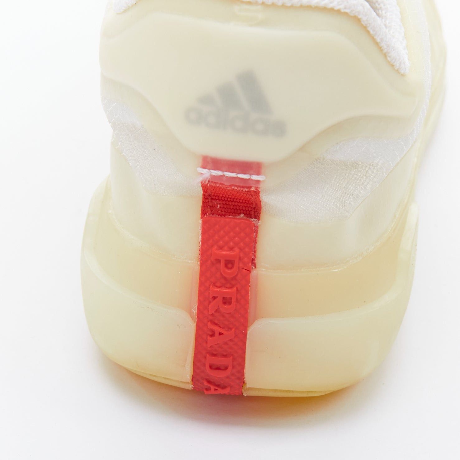 Prada PRADA ADIDAS Luna Rossa 21 white clear rubber mesh sneakers US6.5 EU36.5 Size US 6.5 / IT 36.5 - 9 Thumbnail