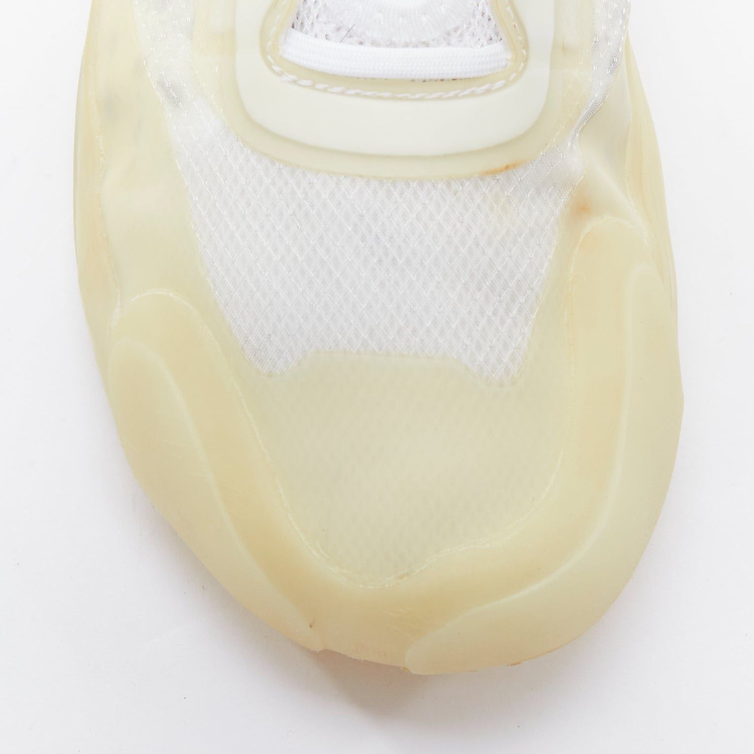 Prada PRADA ADIDAS Luna Rossa 21 white clear rubber mesh sneakers US6.5 EU36.5 Size US 6.5 / IT 36.5 - 6 Thumbnail