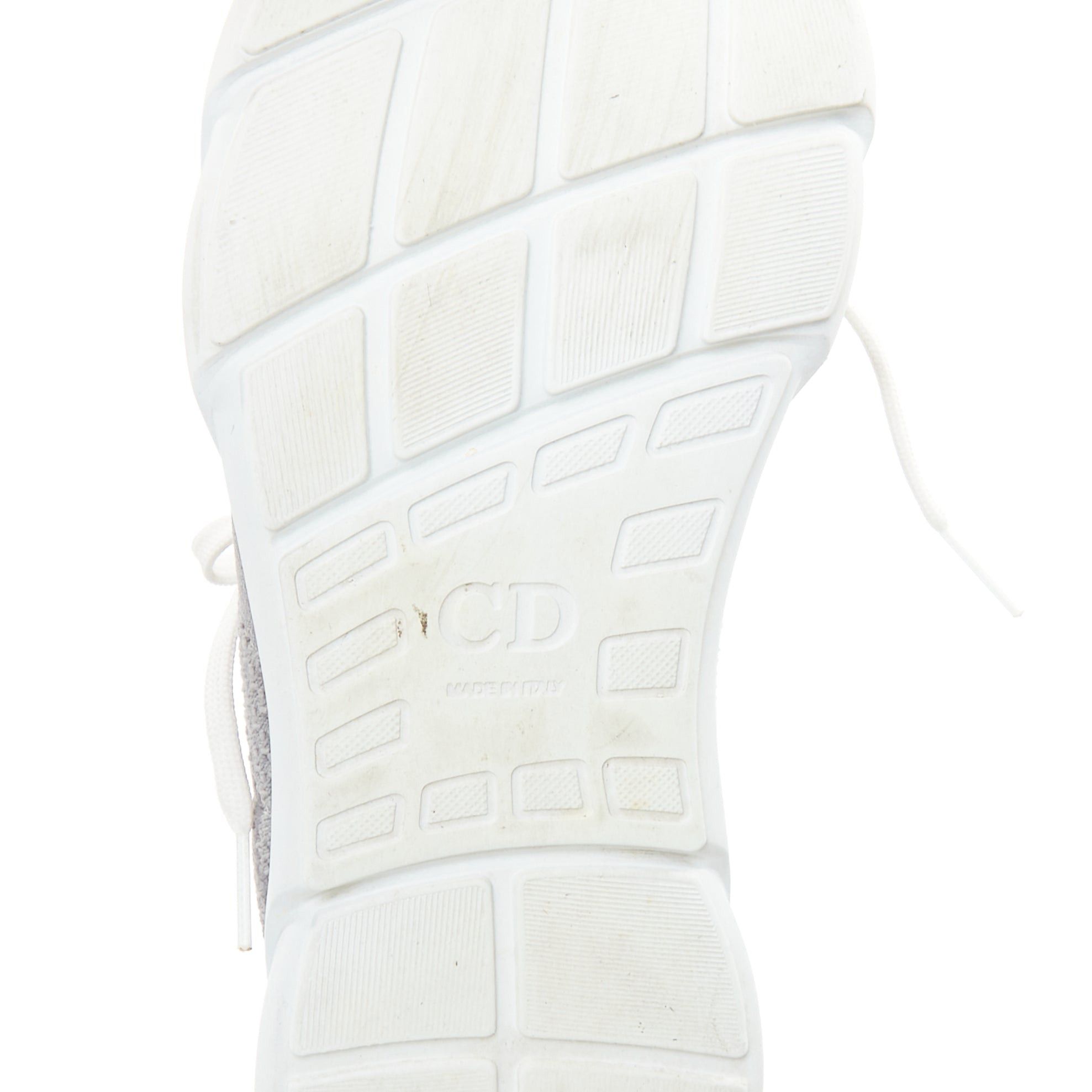 Dior DIOR HOMME B21 Sockes grey white logo knit low top lace sneakers Size US 5 / IT 35 - 10 Thumbnail