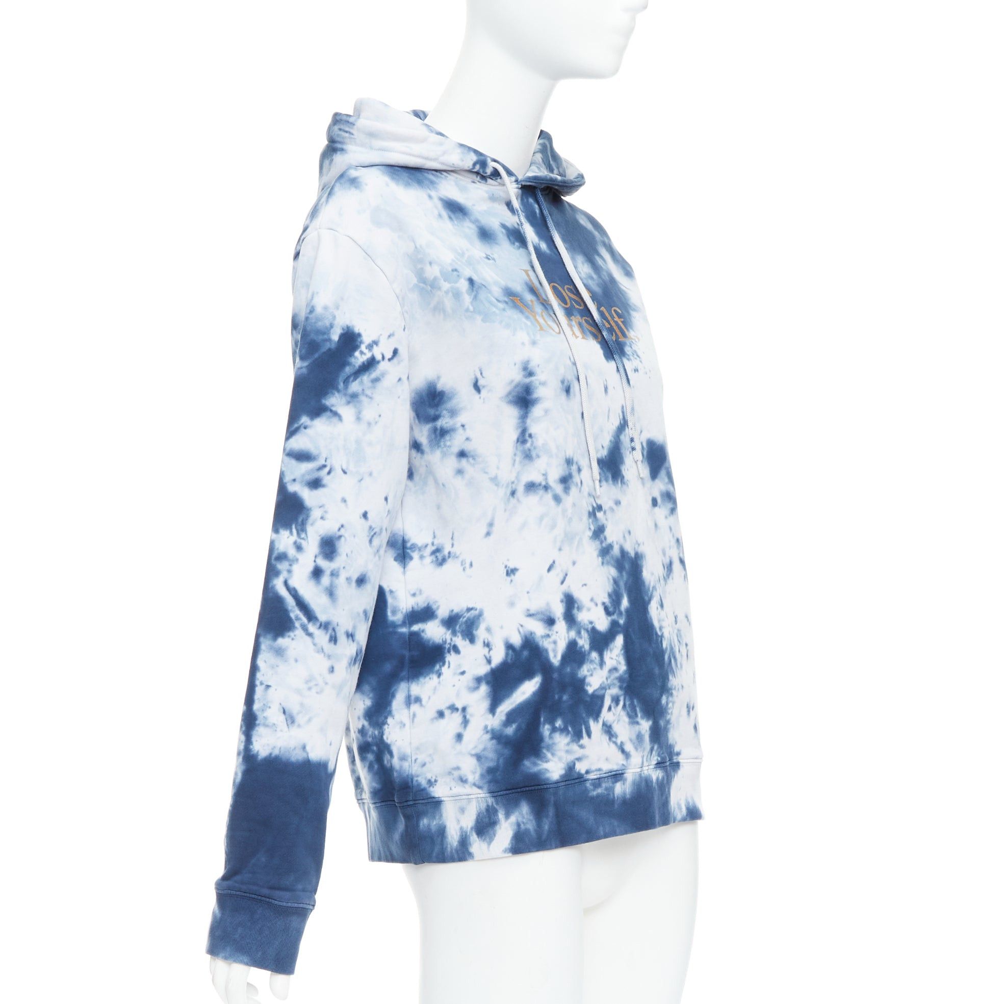 Paco Rabanne PACO RABANNE Lose Yourself blue cotton tie dye hoodie S Size S / US 4 / IT 40 - 3 Thumbnail