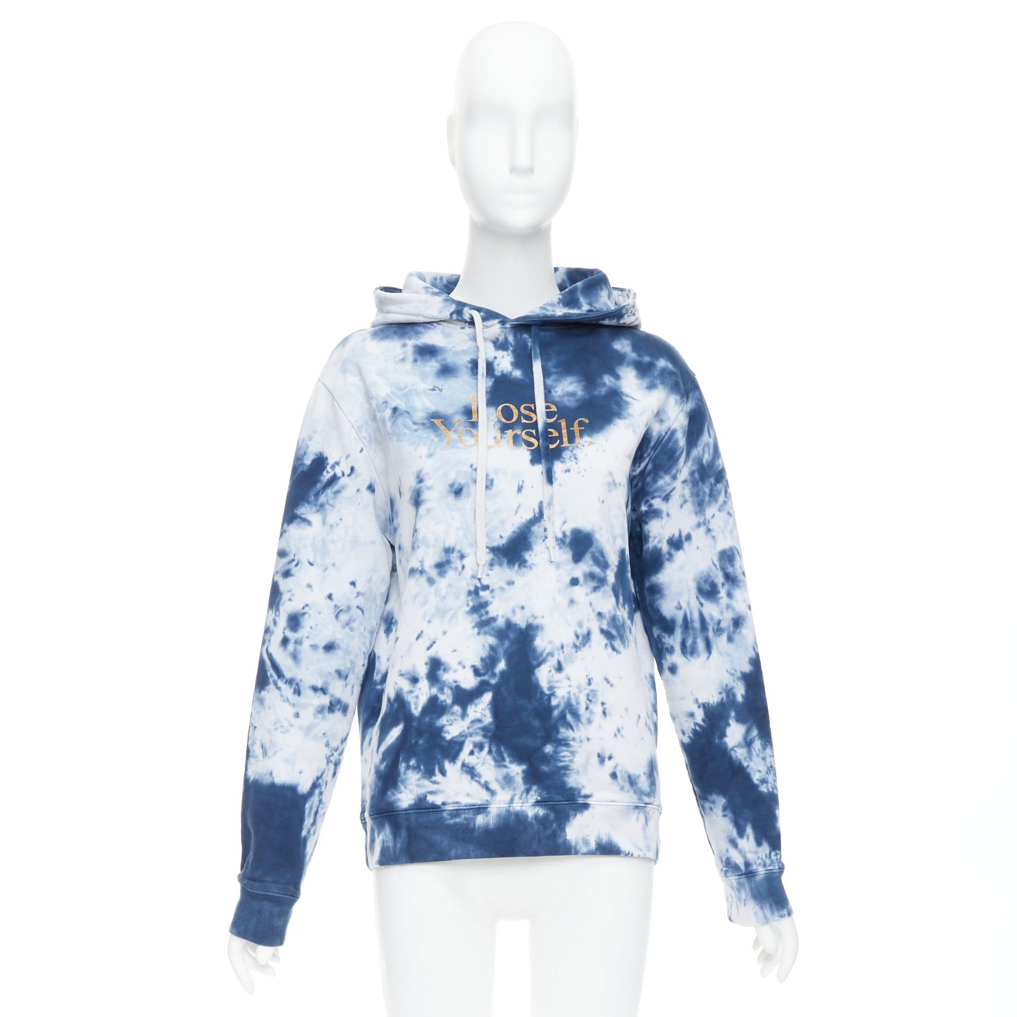 Paco Rabanne PACO RABANNE Lose Yourself blue cotton tie dye hoodie S Size S / US 4 / IT 40 - 9 Thumbnail