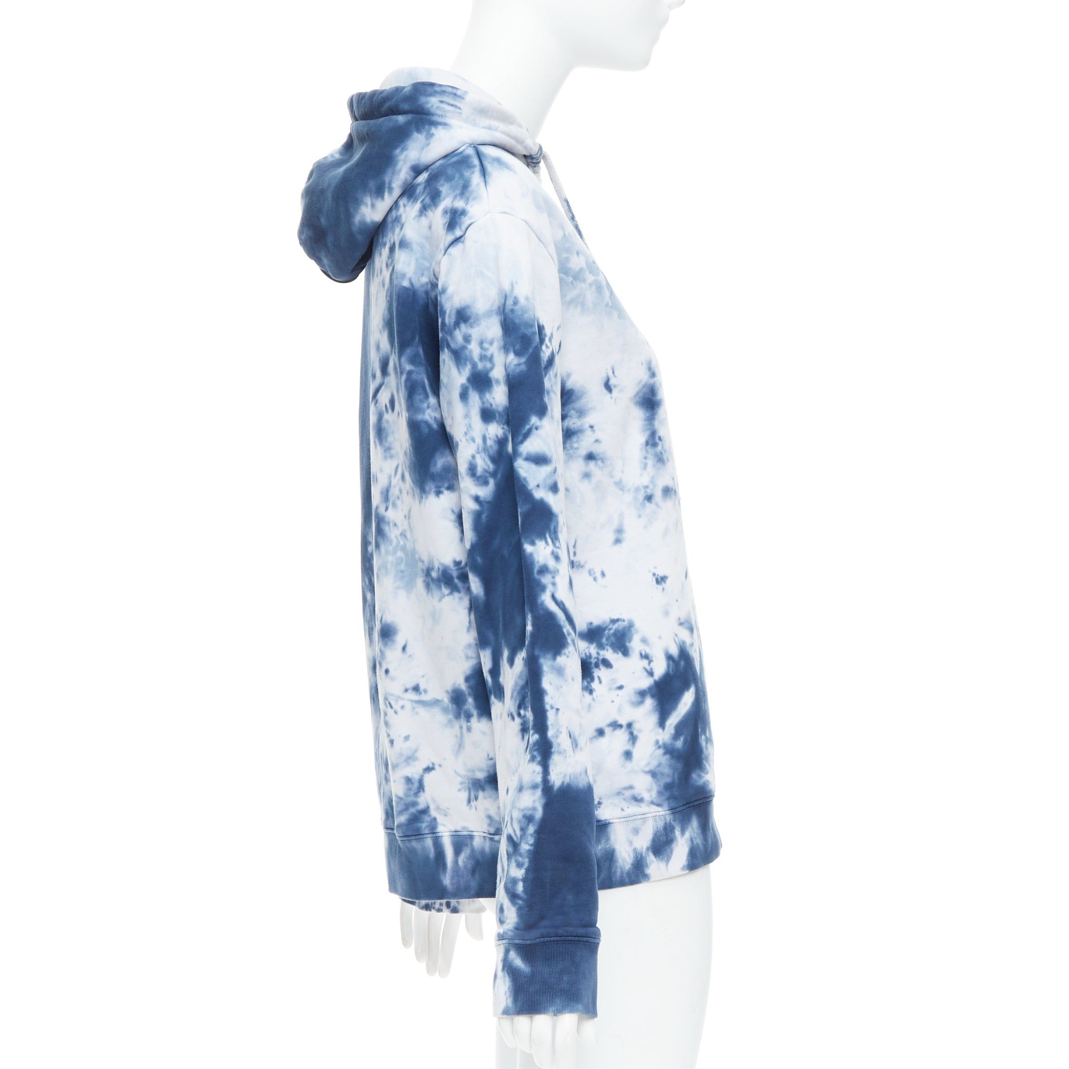 Paco Rabanne PACO RABANNE Lose Yourself blue cotton tie dye hoodie S Size S / US 4 / IT 40 - 4 Thumbnail