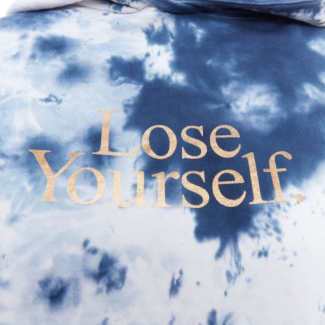 Paco Rabanne PACO RABANNE Lose Yourself blue cotton tie dye hoodie S Size S / US 4 / IT 40 - 2 Thumbnail