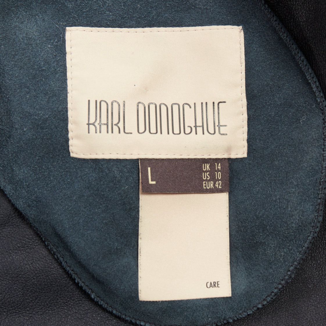 Karl Donoghue KARL DONOGHUE black lambskin shearling fur single button long coat L Size L / US 10 / IT 46 - 9 Thumbnail
